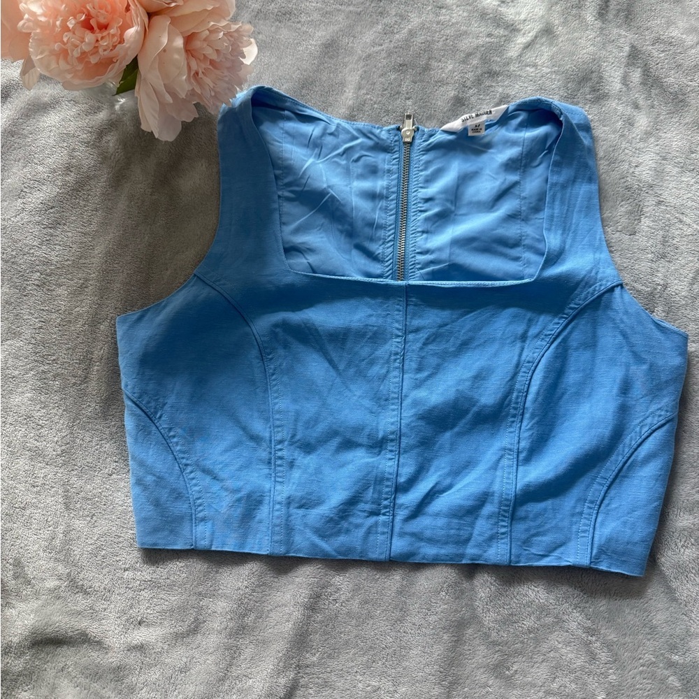 Steve Madden Sky Blue Women's Crop Top